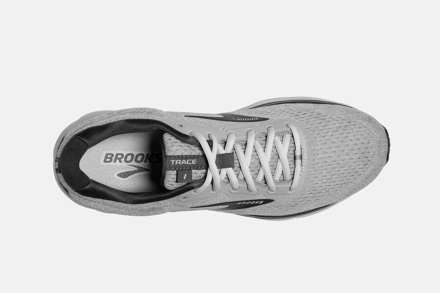 Brooks Running Shoes - Trace Road Mens - Grey - MAR-270814